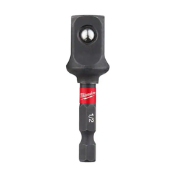 [12596 (48-32-5034)] 1/4&quot; x 1/2&quot; | 2&quot; Milwaukee Adaptadores de cubos con vástago hexagonal SHOCKWAVE™